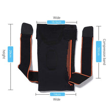 Buy Elastic Adjustable Knee Brace Size chart