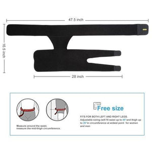 Groin Wrap Groin Strain Pain Support for Hip Injury and Sciatica Compression Recovery Thigh Wrap for Sciatic Nerve Pain for Men and Women