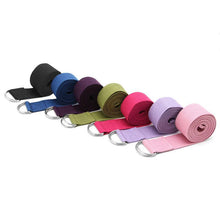 Adjustable D-Ring Yoga Belts or Sports Stretch Strap