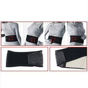 Adjustable Elastic Infrared Self-Heating Magnetic Therapy for Back