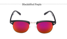Classic Half Metal Club Sunglasses Men Women Brand Designer Glasses Mirror Sun Glasses