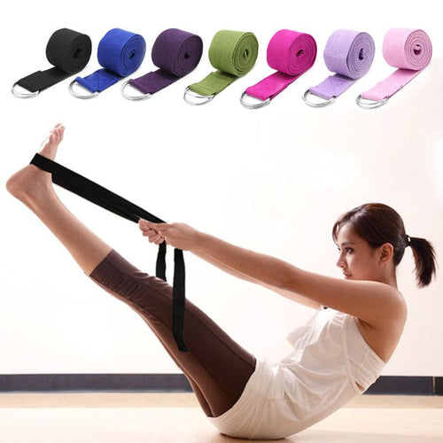 Adjustable D-Ring Yoga Belts