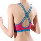 Women T-shirt Summer Fitness Stretch Workout | Padded Sporting Quick Dry Vest Singlet Bra Tops