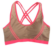 Women T-shirt Summer Fitness Stretch Workout | Padded Sporting Quick Dry Vest Singlet Bra Tops