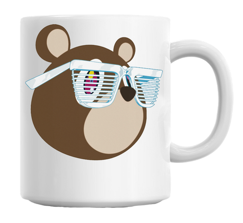 Teddy Bear Glasses Mug