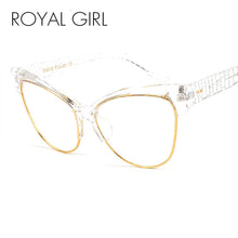 ROYAL GIRL Newest Cat Eye Eyeglasses Frames Women Glasses Brand Designer Optical Glasses With Bag SS021