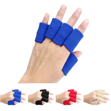 10pcs Sports Elastic Finger Support Sleeve Protector Stretch Basketball Finger Guard Support Sleeves Protector#20