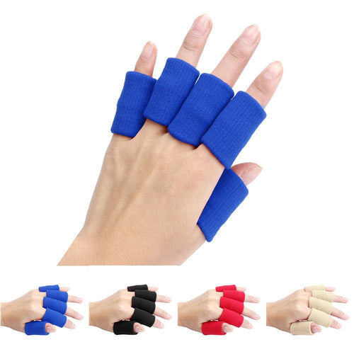 10pcs Sports Elastic Finger Support Sleeve Protector Stretch Basketball Finger Guard Support Sleeves Protector#20