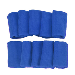 10pcs Sports Elastic Finger Support Sleeve Protector Stretch Basketball Finger Guard Support Sleeves Protector#20