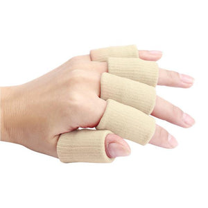 10pcs Sports Elastic Finger Support Sleeve Protector Stretch Basketball Finger Guard Support Sleeves Protector#20