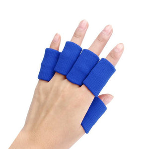 10pcs Sports Elastic Finger Support Sleeve Protector Stretch Basketball Finger Guard Support Sleeves Protector#20