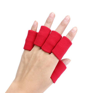 10pcs Sports Elastic Finger Support Sleeve Protector Stretch Basketball Finger Guard Support Sleeves Protector#20