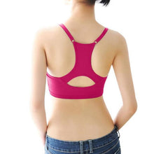 Yoga Tops Women Sport Yoga Bra Fitness Stretch Workout Tank Top Seamless Racer back Padded Running Vest