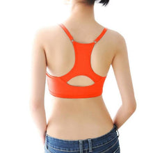 Yoga Tops Women Sport Yoga Bra Fitness Stretch Workout Tank Top Seamless Racer back Padded Running Vest