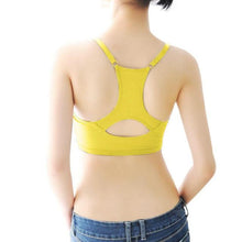 Yoga Tops Women Sport Yoga Bra Fitness Stretch Workout Tank Top Seamless Racer back Padded Running Vest