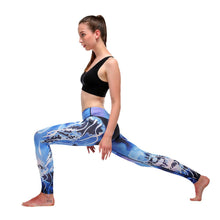 Women Printed Yoga Pants Sport Legging Fitness Gym Pants Workout Running Tight Sport Leggings Female Trousers Dance #E0