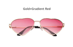 Women Heart Shape Sunglasses Ocean Lenses Sun Glasses For Female