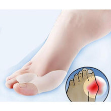 2pairs Gel Silicone Bunion Corrector Toe Protector Straightener Separator