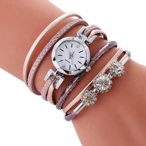 Watch Women 2017 Luxury Fashion Crystal Rhinestone Bracelet Women Dress Watches Ladies Quartz Wristwatches Montre Femme #919