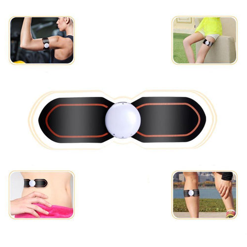 1PC Outdoor Electrical Muscle Simulation Body Fit Health ABS Two Pad EMS Training Gear Fitness Equipment #S0