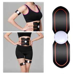 1PC Outdoor Electrical Muscle Simulation Body Fit Health ABS Two Pad EMS Training Gear Fitness Equipment #S0