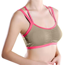 Ladies Sports, Yoga, and Athletic Solid Wrap Chest Strap Vest Tops Bra