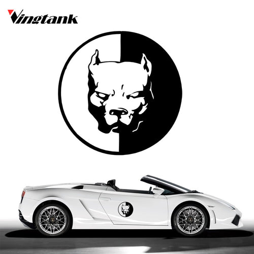 12*12cm Reflective Car Sticker Cool Bulldog Super Hero Dog Auto Safety Warning Stickers Window Sticker