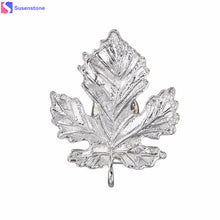 2016 new arrival Korean Women Maple Leaf Alloy Corsage Brooch Collar Pin Jewelry 2  colours fashion ornamentation high quality