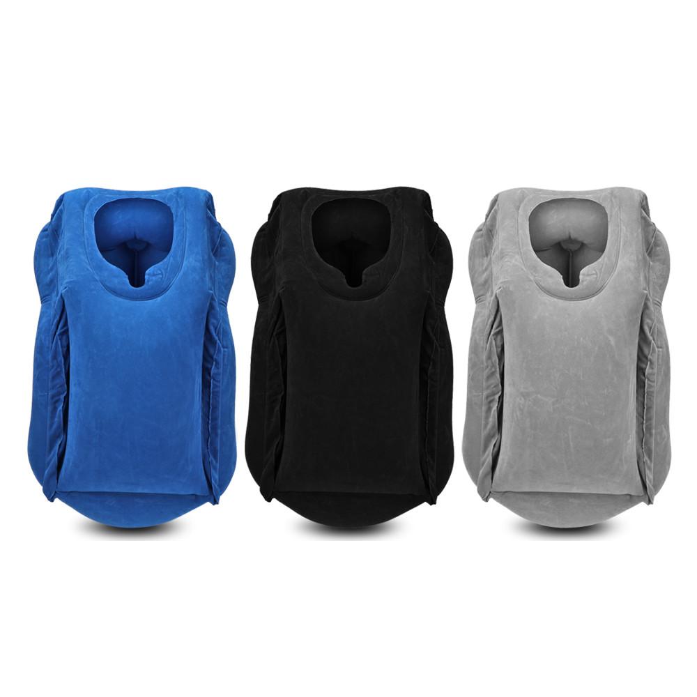 Inflatable Travel Neck Body Seat Pillow with Premium Quality