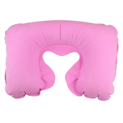Air Inflatable Pillow U-Shaped Neck Rest for Travel