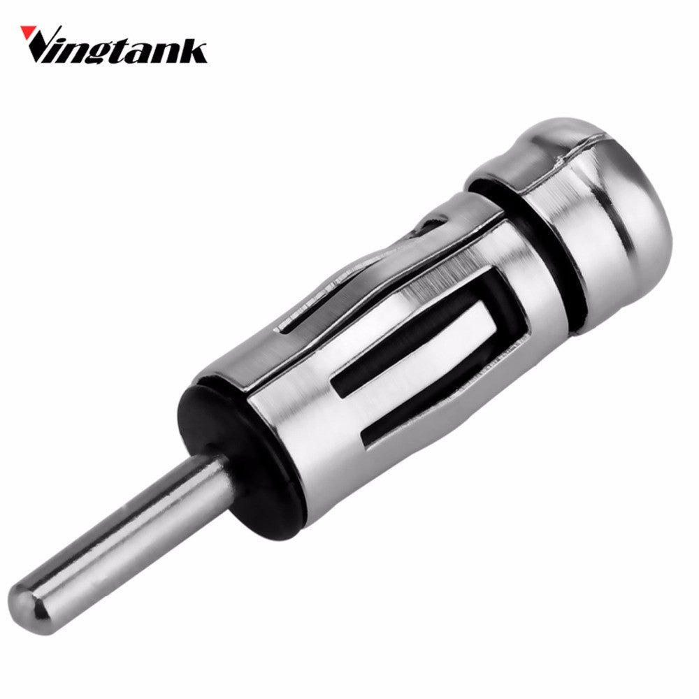 Vingtank Car ISO to DIN Aerial Antenna Mast Adaptor Connector Radio Stereo For Vehicle Auto Radio Plug Adapter