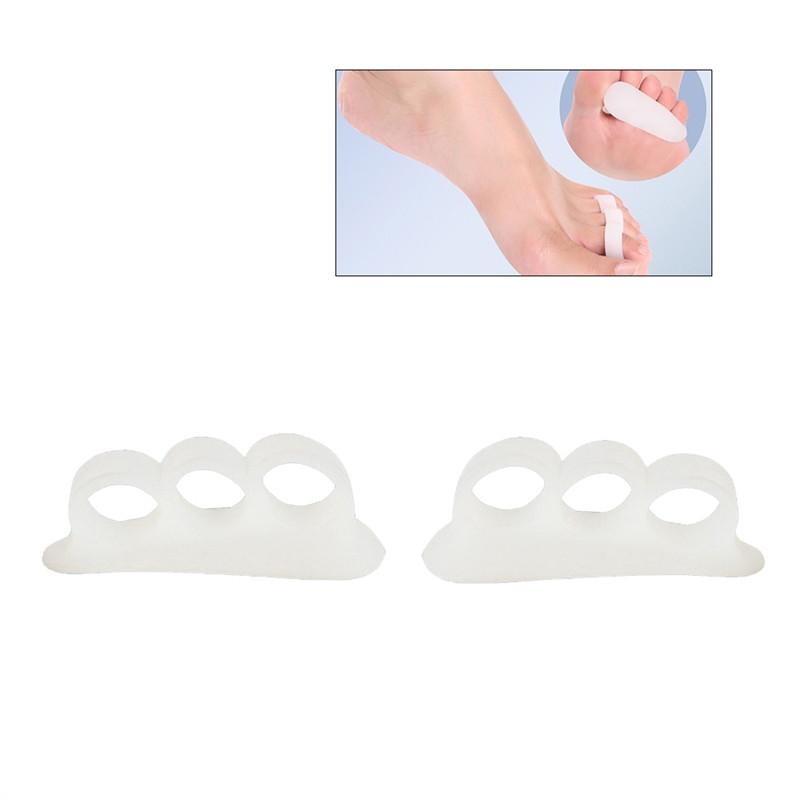 Pair Silicone 3 Toe Separator and Stretcher