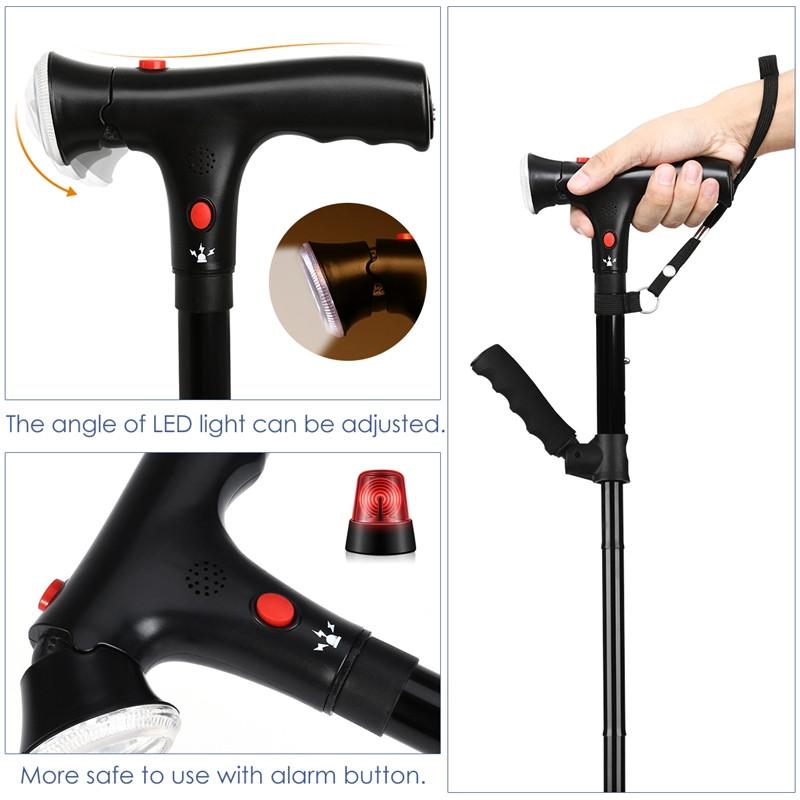 Telescopic Collapsible Folding Cane with High Quality
