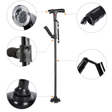 Premium Quality Adjustable LED Trusty Walking Cane for Elderly