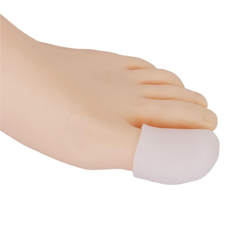 Pair of Gel Bunion Protectors Toe Separators Straighters Spreaders Correctors with Caps -