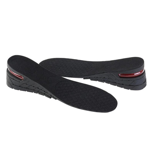 Pair of Unisex 3-Layer Air Cushion Increase Height Insole Taller Pad