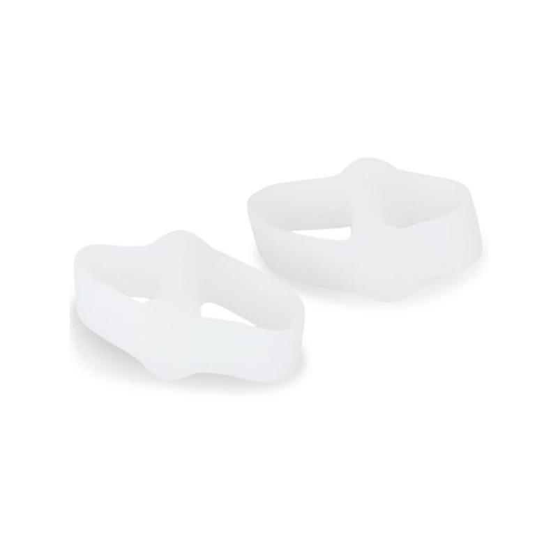 Pair of 2 Holes Toe Bunion Protectors Toe Separators Straighters Spreaders Correctors