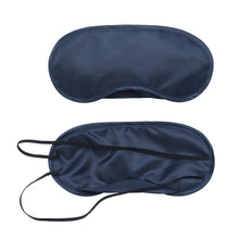 Silk Sleep Eye Mask Padded Shade Cover Travel Relax Aid