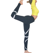 Womens Splice Yoga Skinny Workout Gym Leggings Fitness Sports Cropped Pants