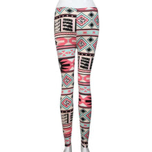 Fashion Women Lady Elasticity Skinny Tribal Printed Stretchy Pants Leggings