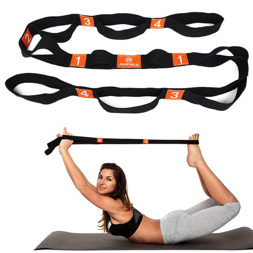 Yoga Stretch Strap With Multiple Loop with High Quality
