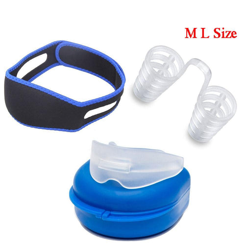 Adjustable Stop Snoring Chin Strap, Anti-Snore Sleep Aid