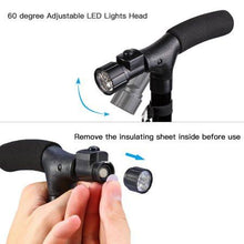 Adjustable Walking Stick with LED Light and Cushion Handle with High Quality