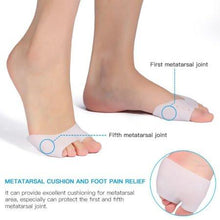 Ball of Foot Cushion Gel Bunion Pads Forefoot Insoles for Metatarsal Support Neuroma Pain Relief