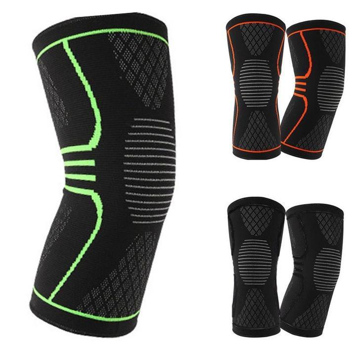 Knee Support Braces | Elastic Sports Knee Pad Sleeve for Basketball, Volleyball, Fitness, Running, Cycling