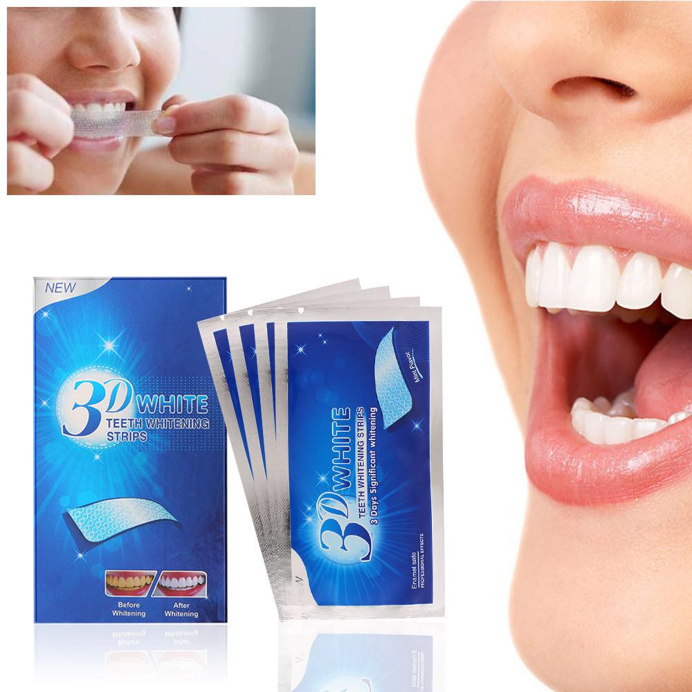 3D Dental Whitening Double Elastic Gel Teeth Whitening Strips