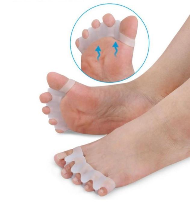 Silicone Foot Care Toe Separate Relieve Pain Toes Overlapping Separation Correctors